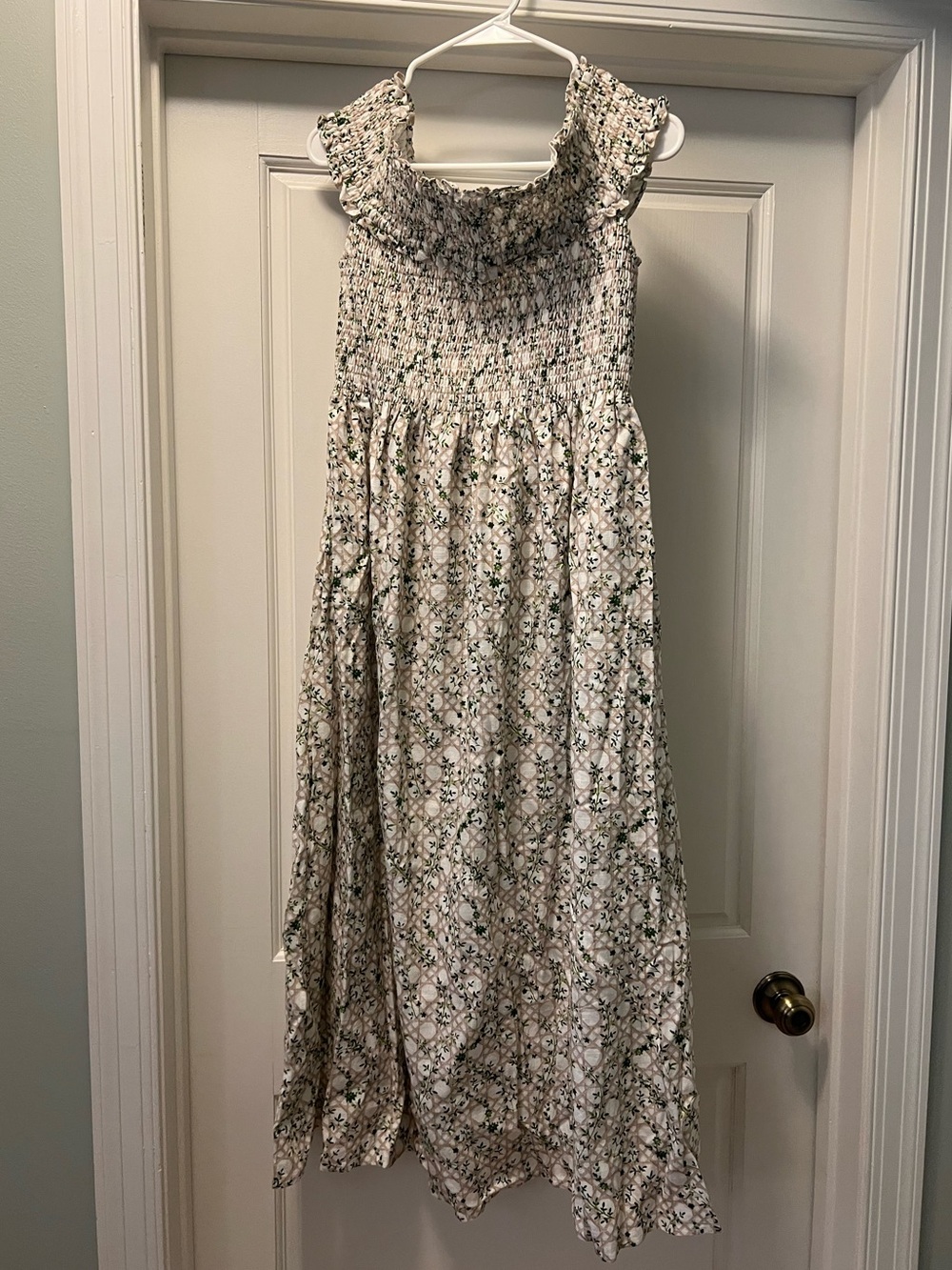 Hill House Home The Marguerite Nap Dress - Sand Basketweave Vine - Picture 3 of 3
